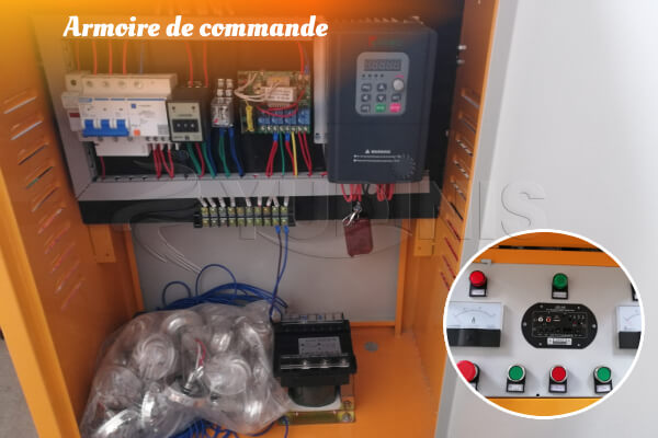 Armoire de commande pour le fonctionnement du manège