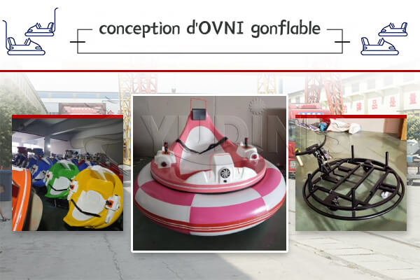 auto tamponneuse gonflable ronde