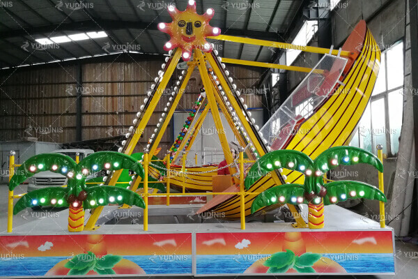 bateau pirate pour enfants sur le thème de la jungle