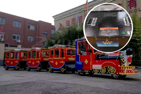 batteries pour le train sans rail