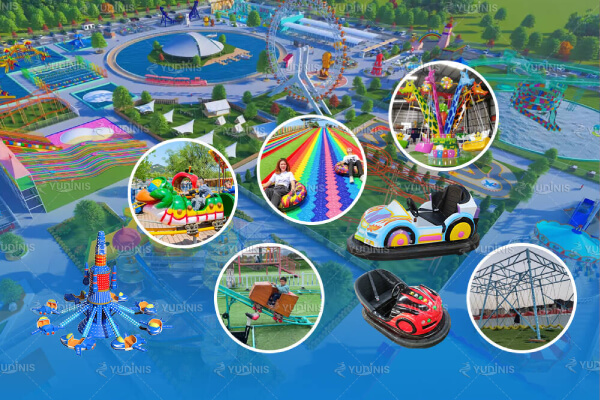 conception B pour un parc d'attractions extérieur