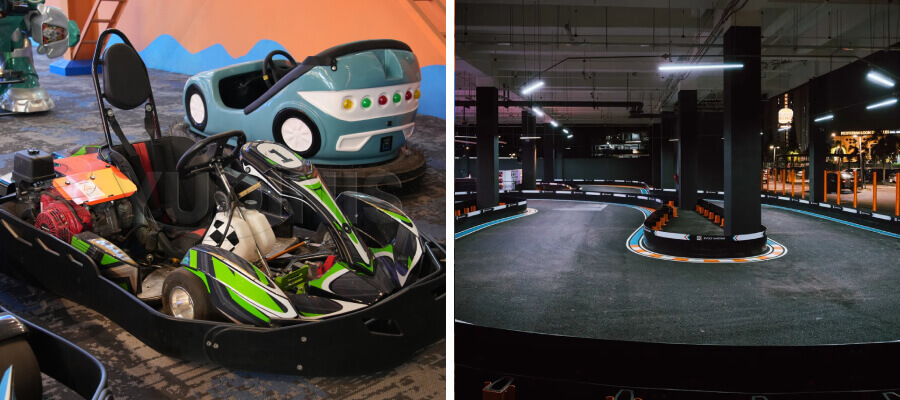 entreprise commerciale de karting en salle