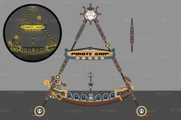 nouveau bateau pirate de 24 places conçu en 2025