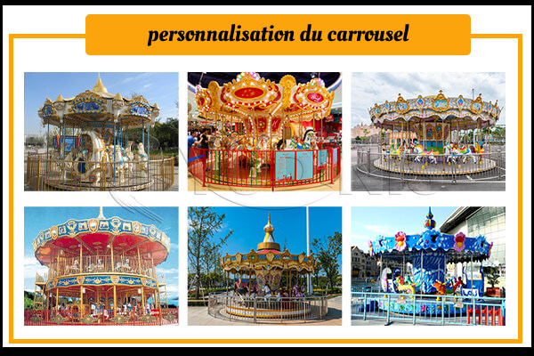 service personnalisé de manèges carousel neuf YUDINIS