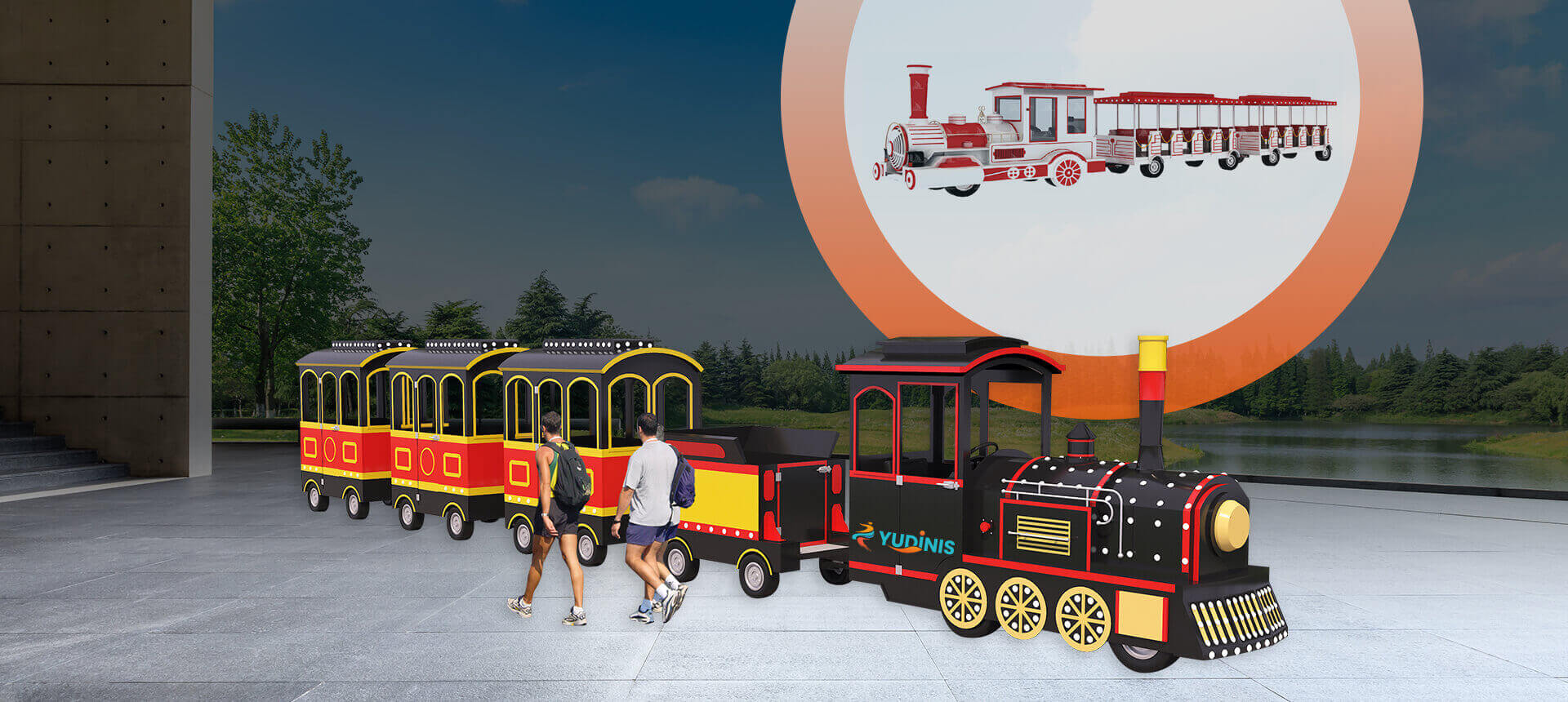 Petit train touristique de 20 places