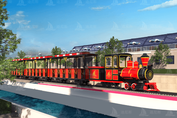train touristique sur rail à grande capacité